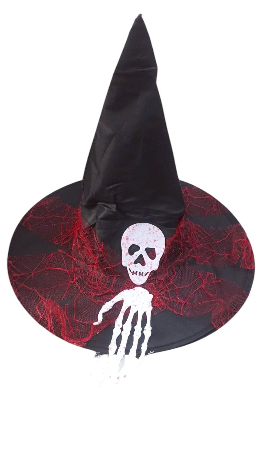CHAPEU BRUXA C/CAVEIRA